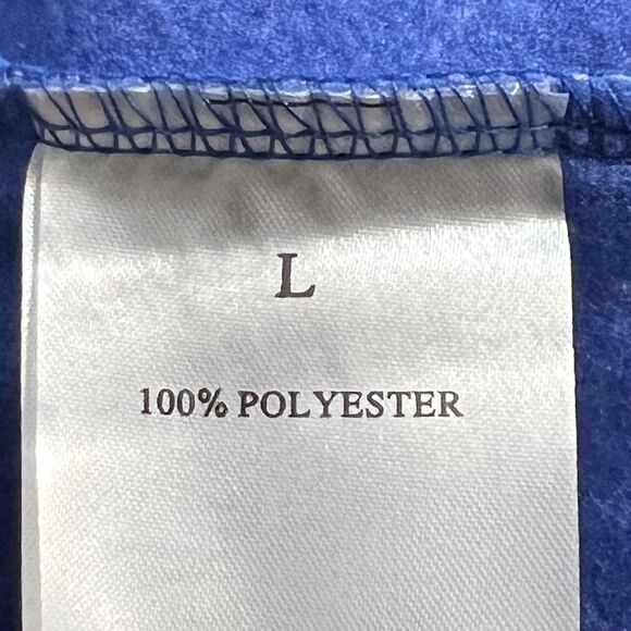 Reason Sweater Mens Large Blue Crewneck Pullover Mountain Patch Logo New NYC - Picture 8 of 11